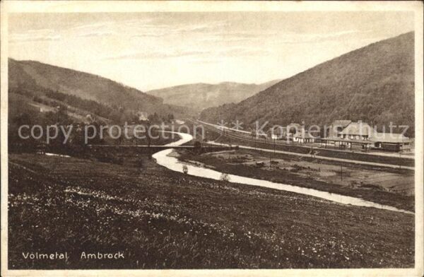 Ambrock Hagen Blick ins Volmetal Gasthof zum Ambrock
