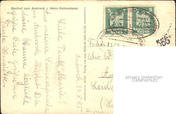 Ambrock Hagen im Volmetal Eisenbahn Gasthof zum Ambrock Bahnpost – Bild 2