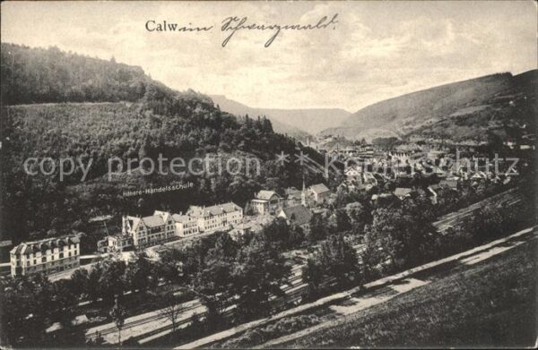 Calw Panorama Hoehere Handelsschule