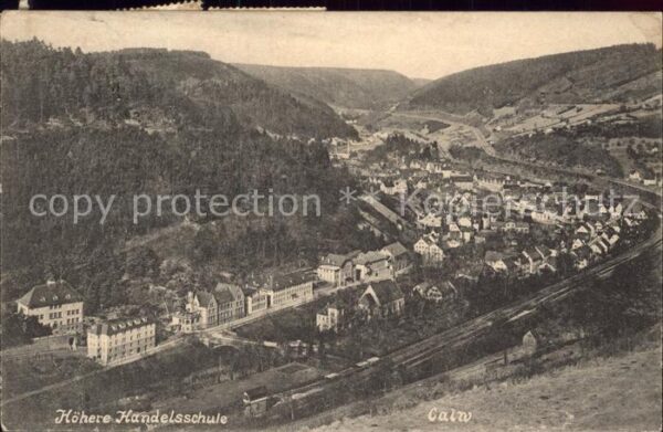 Calw Panorama Hoehere Handelsschule