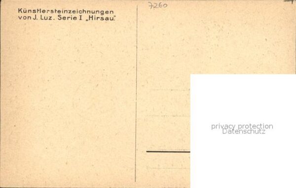 Hirsau Kloster Steinzeichnung J. Luz – Bild 2