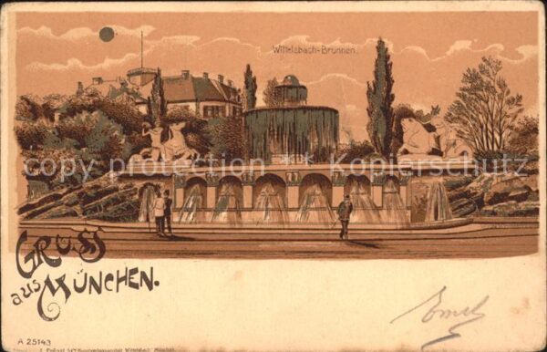 Muenchen Wittelsbachbrunnen