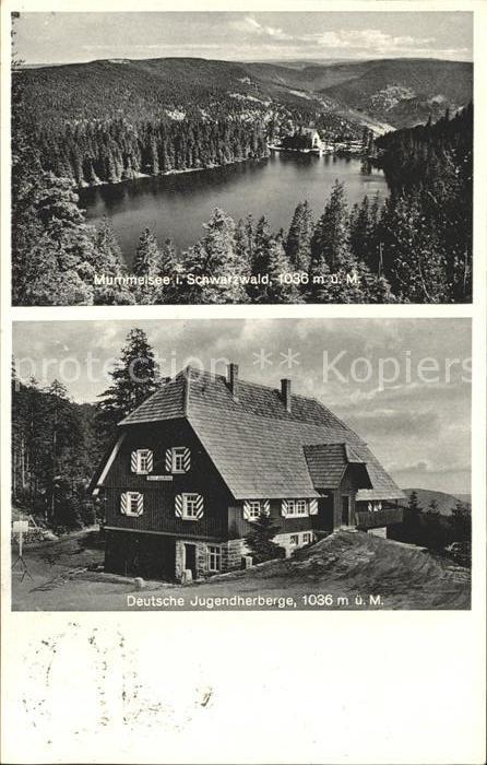 Mummelsee Panorama Schwarzwald Deutsche Jugendherberge
