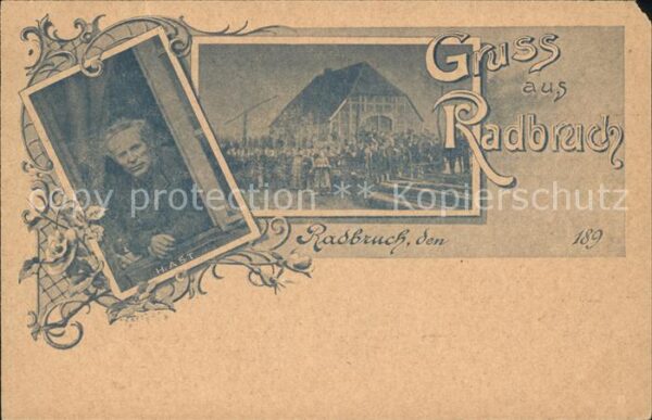 Radbruch Portraet H. Ast Feier Deutsche Reichspost