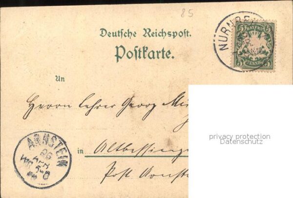 Nuernberg Sebalduskirche Deutsche Reichspost – Bild 2