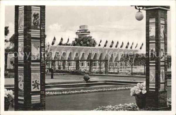 Essen Ruhr Reichsgartenschau Blumenhof-Gaststaette  NZ3