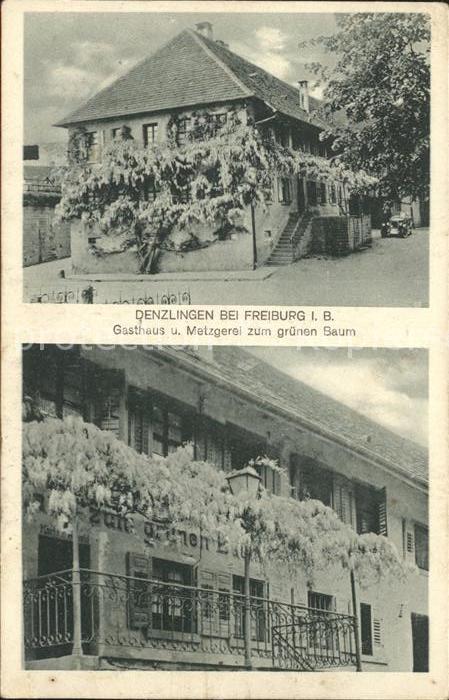 Denzlingen Gasthaus Metzgerei zum gruenen Baum