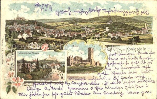 Koenigstein Taunus Frankfurter Strasse Ruine