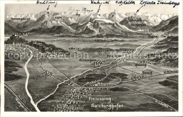 Freilassing Salzburghofen Tennengebirge