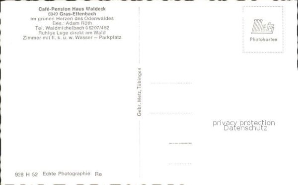 Gras-Ellenbach Cafe Pension Haus Waldeck – Bild 2