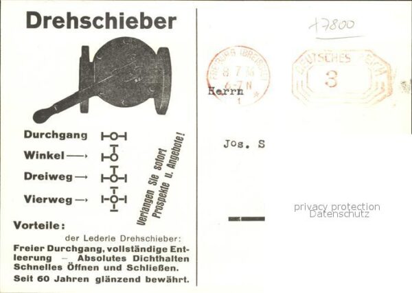 Freiburg Breisgau Pumpenfabrik Lederle – Bild 2