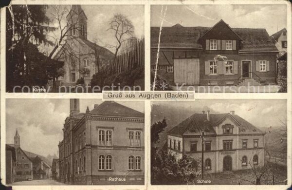 Auggen Kirche Schule Rathaus
