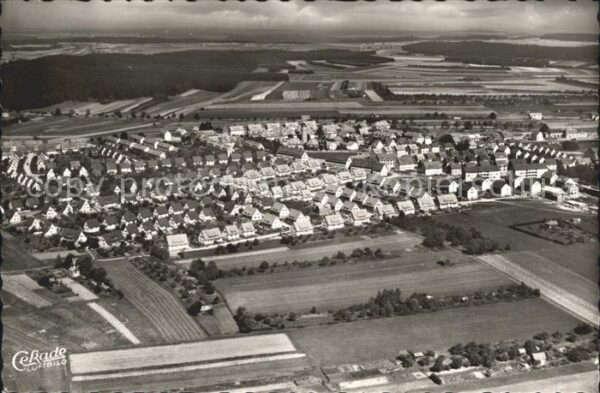Schwenningen Neckar Fliegeraufnahme Siedlung Sauer Wasen