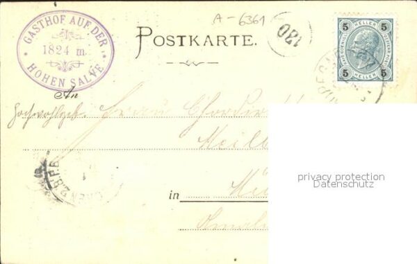Hohe Salve Spitze der Hohen Salve Hopfgarten, Gasthaus Thenn – Bild 2