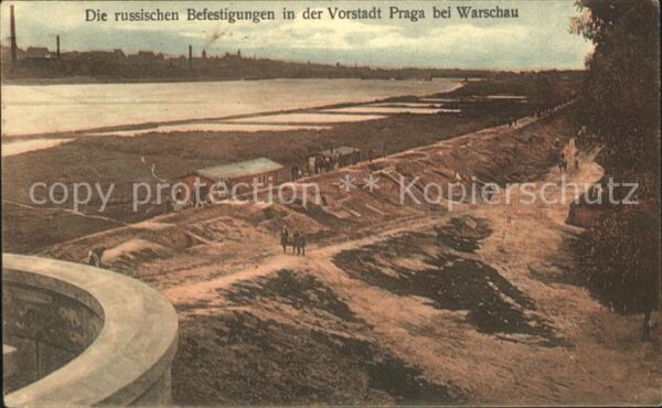 Warschau Masowien Die Russische Befestigung in der Vorstadt Praga bei Warschau