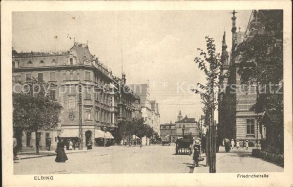 Elbing Elblag Friedrichstrasse