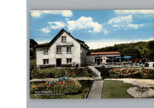 Schoenbach Dillkreis Restaurant Pension Haus Waldblick