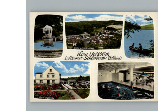 Schoenbach Dillkreis Restaurant Pension Haus Waldblick