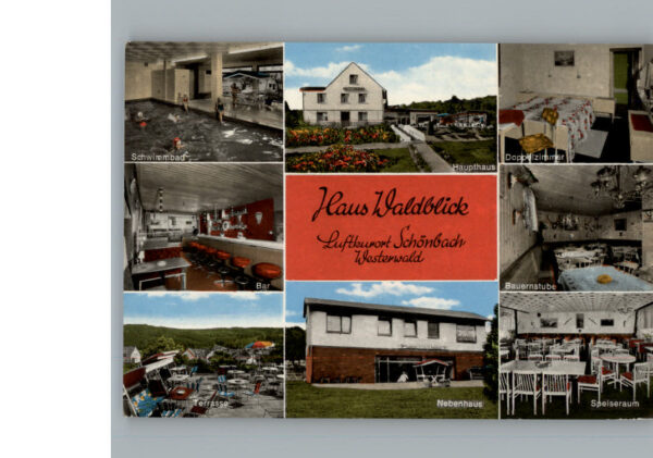 Schoenbach Dillkreis Restaurant Pension Waldblick