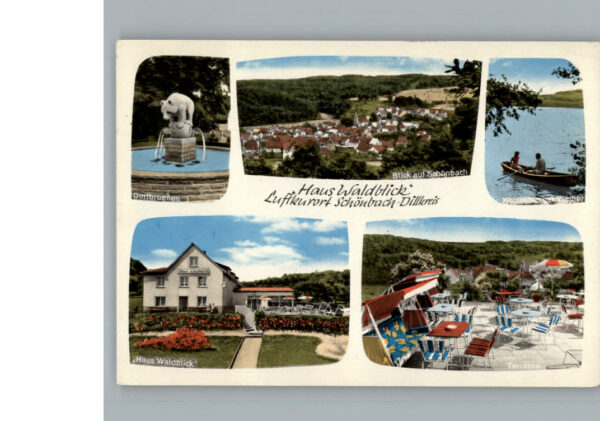 Schoenbach Dillkreis Restaurant Pension Haus Waldblick