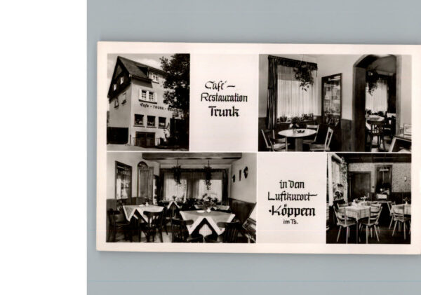 Koeppern Taunus Cafe Konditorei Trunk