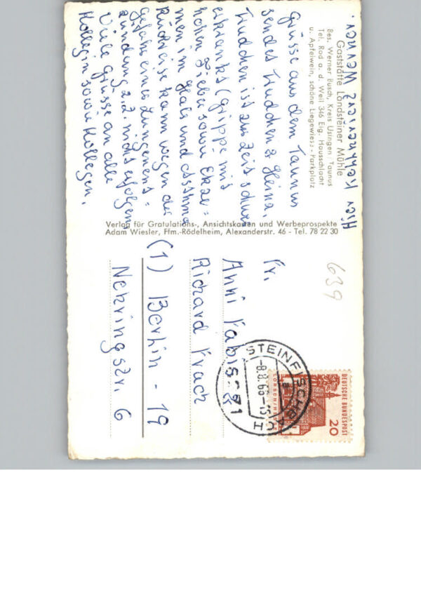 Rod a d Weil Gaststaette Landsteiner Muehle – Bild 2