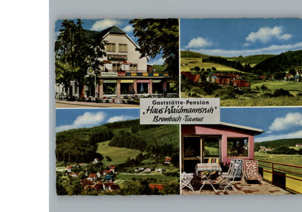 Brombach Schmitten Gaststaette-Pension Haus Waidmannsruh