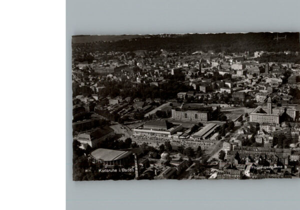 Karlsruhe Baden Fliegeraufnahme