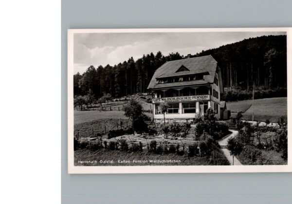 Bad Herrenalb Cafe Pension Waldschloesschen
