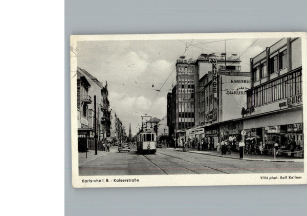 Karlsruhe Baden Kaiserstrasse Strassenbahn