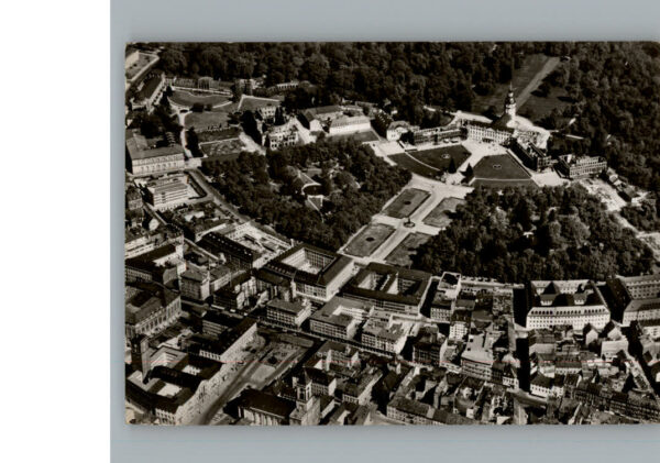 Karlsruhe Baden Fliegeraufnahme