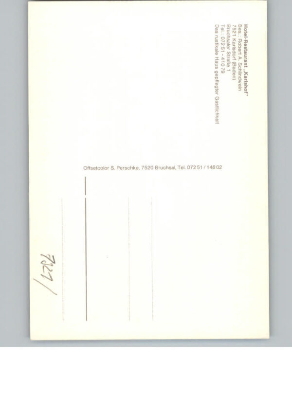 Karlsdorf-Neuthard Hotel Restaurant Karlshof – Bild 2