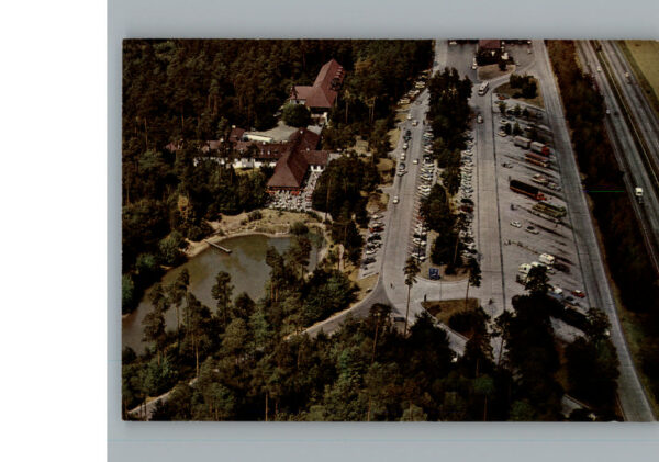 Bruchsal Fliegeraufnahme Autobahn-Rasthof, Hotel
