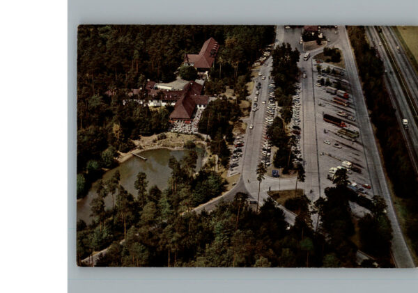 Bruchsal Fliegeraufnahme Autobahn-Rasthof, Hotel