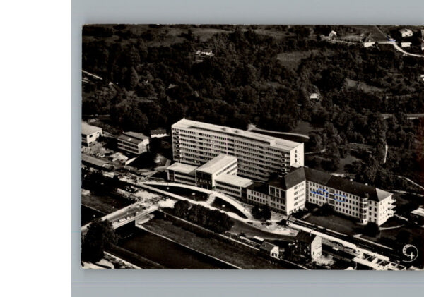 Pforzheim Fliegeraufnahme Staedt. Krankenhaus