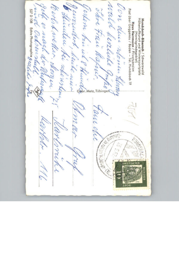 Hundsbach Forbach Pension Haus Herrmann – Bild 2