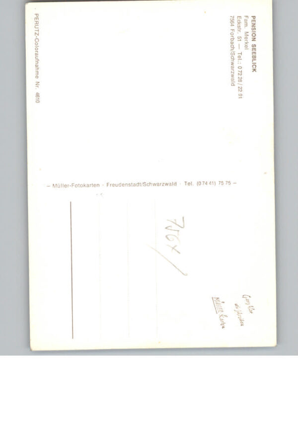 Forbach Baden Pension Seeblick – Bild 2
