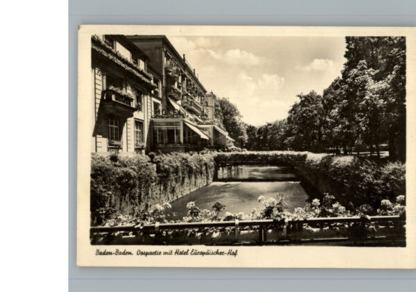 Baden-Baden Hotel Europaeischer Hof