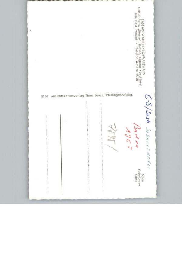 Sasbachwalden Gasthaus Pension Sonne – Bild 2