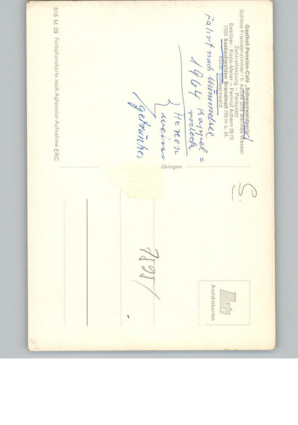 Sasbachwalden Gasthof Pension, Cafe Schwarzwaldperle – Bild 2