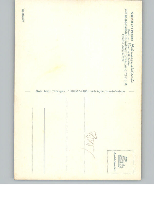 Sasbachwalden Gasthof Pension, Cafe Schwarzwaldperle – Bild 2