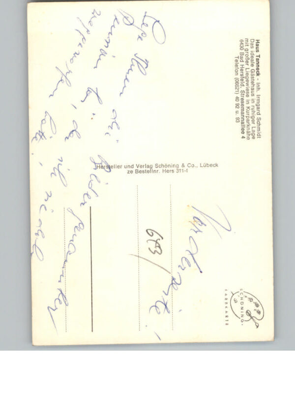 Bad  Hersfeld Hotel Haus Tanneck – Bild 2