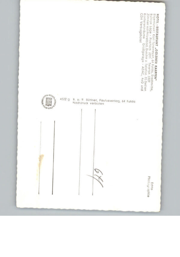Fulda Hotel Restaurant Goldener Karpfen – Bild 2