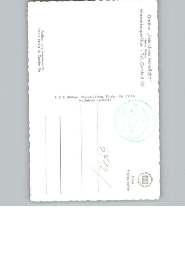 Wasserkuppe Rhoen Gasthof Peterchens Mondfahrt – Bild 2