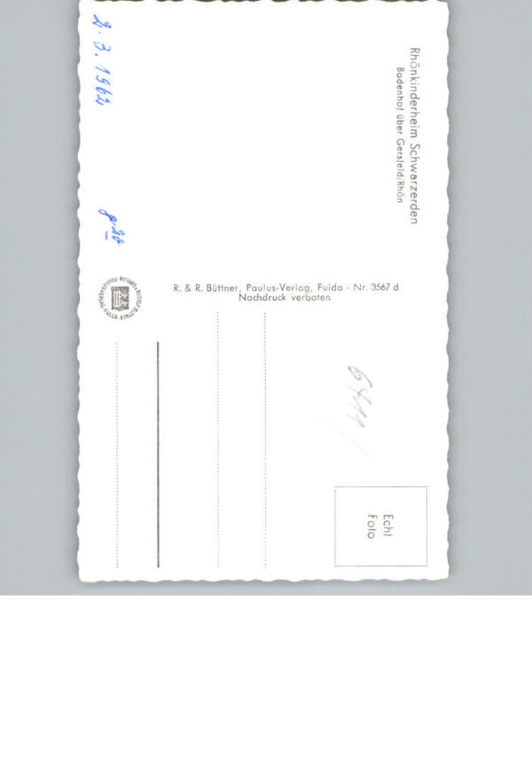 Bodenhof Gersfeld Rhoenkinderheim Schwarzerden – Bild 2