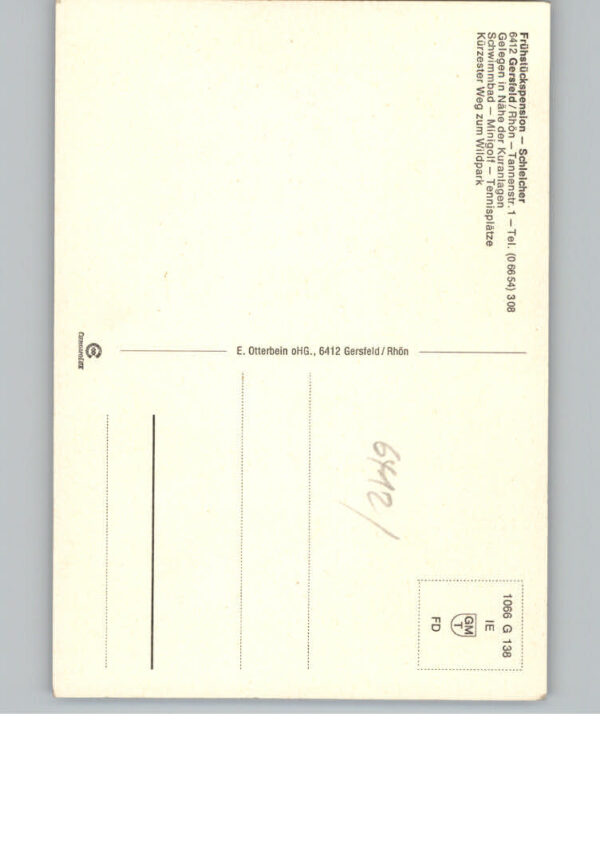 Gersfeld Rhoen Pension Schleicher – Bild 2