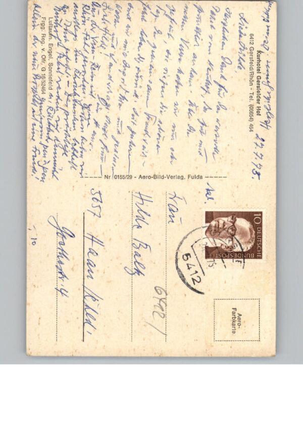 Gersfeld Rhoen Fliegeraufnahme – Bild 2