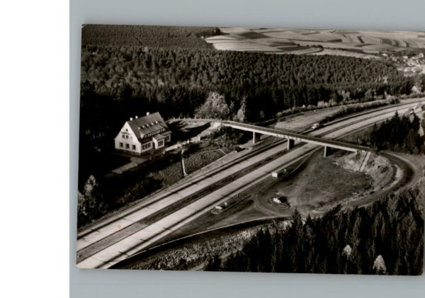 Rimberg Bad Hersfeld Fliegeraufnahme Autobahn-Raststaette