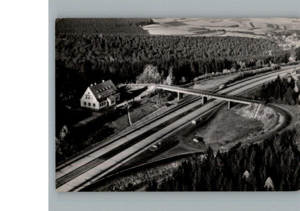 Rimberg Bad Hersfeld Fliegeraufnahme Autobahn-Rasthaus