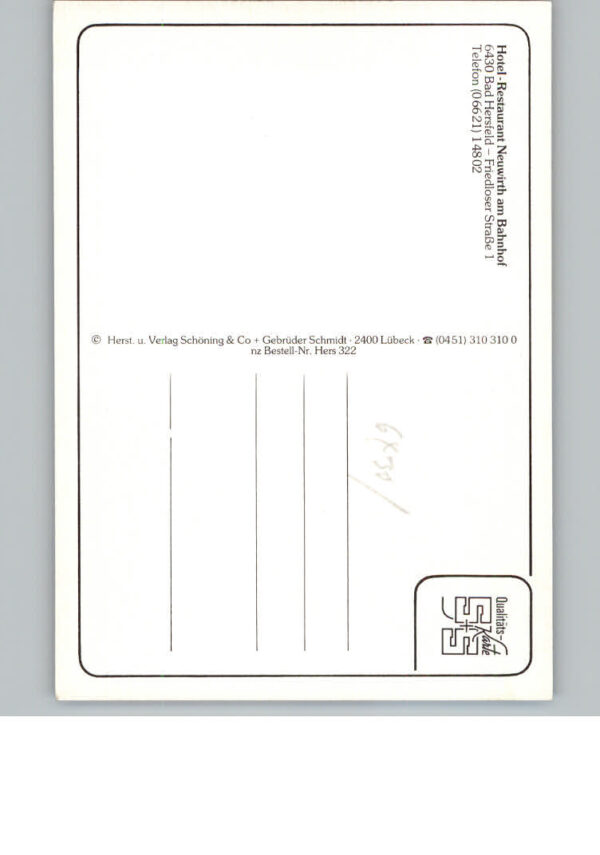 Bad  Hersfeld Hotel Restaurant Neuwirth – Bild 2